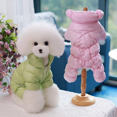 China Sustainable Hot Selling Design Dog Clothes Small Dog Winter Plush Luxury Clothes for sale