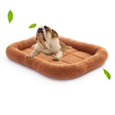 China Wholesale Removable Cover Triangle Shape Custom Pet Bed Dog Cat Bed Furniture Luxury Mat for sale