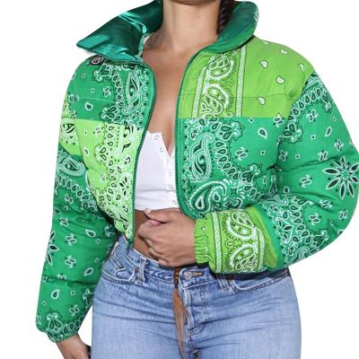 China Wholesale Breathable Casual Leather Bomber Jacket Printing Breathable Jackets Ladies Thick Coats For Women Winter 2021 for sale