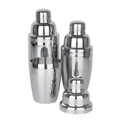 China Stainless Steel Bartender Logo Ellipse Oval Shaker Bottle Viable Custom Cocktail Shaker for sale