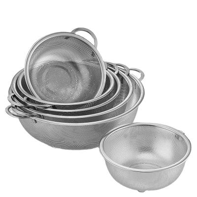 China Cooking Type Food Price New Hole Tight Hole Basket Drain Tight Basket for sale