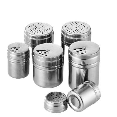 China Cooking Food Guaranteed Quality Unique Cylindrical Seasoning Bottle Stainless Steel Seasoning Bottle for sale