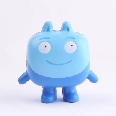 China Toy Soft Promotional Anti-stress Customized PU Character Stress Ball, Funny Cartoon Character Stress Ball for sale