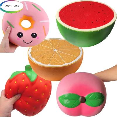 China Toy Jumbo Soft Fruit Squishy Anti Stress Slow Rising Scented Toys Slow Rising for sale