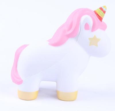 China Promotional Gifts& relaxing toys& kids toys wholesale Custom Made Unicorn Squishy PU toys Cheapest Unicorn Squishy for sale