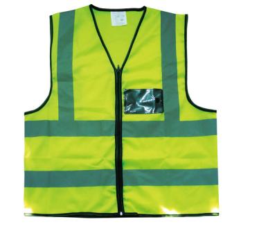 China Pvc Pocket Polyester Safety Vest M-3XL Construction Vest With Pockets for sale