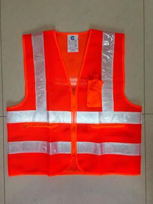 China 80 Gram 100 Gram Multi Pocket Mesh Vest XXXL Mesh Construction Vest for sale