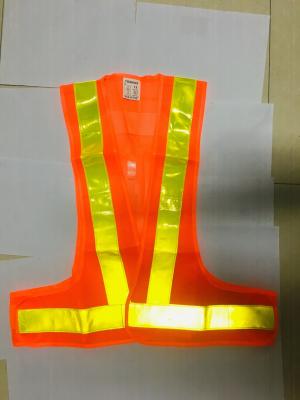 China Traffic Class 2 Mesh Safety Vest 120gram Orange Safety Vest Mesh for sale