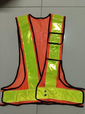 China High Visibility Reflective Safety Vest Police Traffic Safety Mesh Vest for sale