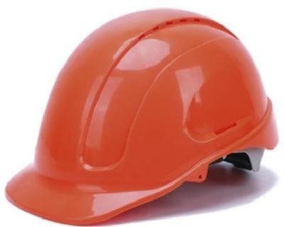 China ABS CE H Shaped Construction Hard Hats Six Point Mesh Belt Anti Skid Anti Smash for sale