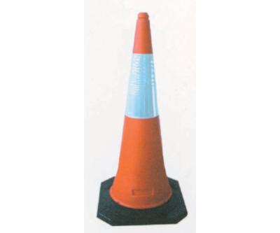 China 1 Meter 5kg PE Traffic Cone With Reflective Tape Plastic Road Cone for sale