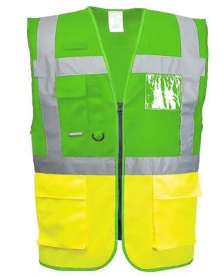 China Construction Site Men'S Safety Vest 110gram Security High Vis Vest for sale