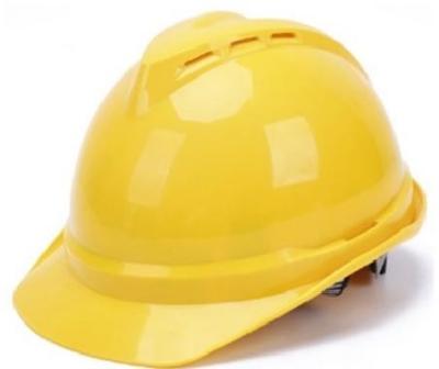 China Anti Smash PE Yellow Hard Hat OEM Safety Helmet Construction for sale