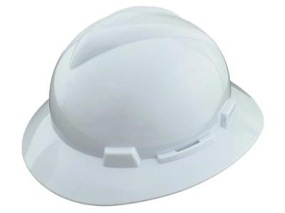 China MSA Style Full Brim Safety Helmet Custom Construction Hard Hats OEM for sale