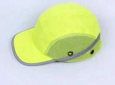 China 56cm-60cm Safety Bump Cap With Chin Strap Lightweight Green Bump Cap for sale