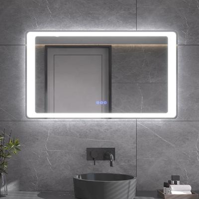 China Schlomann Makeup Vanity Light Wall Led Bathroom Mirrors With Shower Room Living Room Light Fog Light Mirror for sale