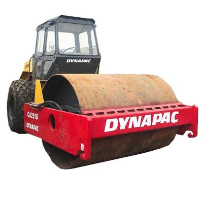 China Hotels perfect condition DYNAPAC CA251D CA250D CA25 road roller cheap price used single drum compactor rollers for sale for sale