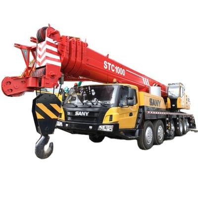 China TRUCK CRANE China made used sany 100T truck crane 100 ton mobile crane in stock for sale/sany truck crane stc1000 for sale