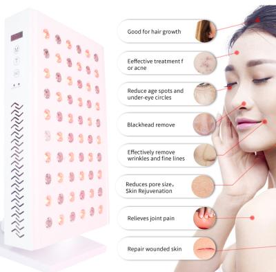 China SGROW 600W 660nm 850nm Blood Vessel Removal Facial Led New Machine LED Red Light Therapy Panel For Skin Repair And Rejuvenation for sale