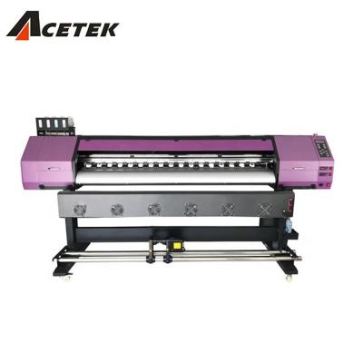 China Garment Shops Acetek Hybrid Led Flatbed Roll To Roll UV Printer For Ceiling Film / Canvas / Banner Printing for sale