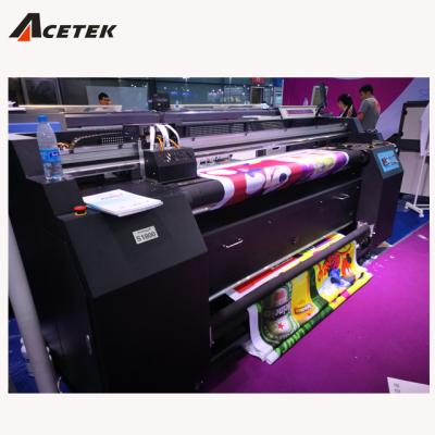 China Garment Shops Direct To Cloth Fabric Banner Printing Inkjet Dye Sublimation 1.8m Printer for sale