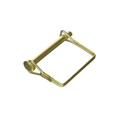 China Automobiles Trailers Wire Square Pin Zinc Plated Wire Accessory Double Pin Lock Pin for sale