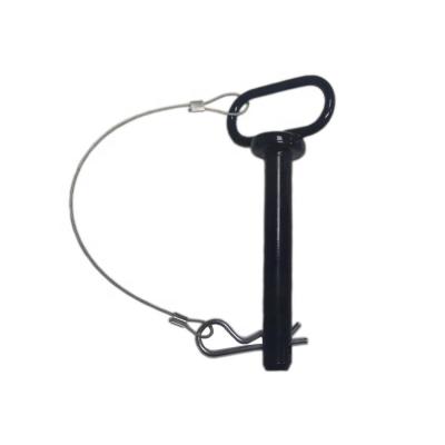 China Forfitness Equipment And Others Custom Black Equipments Handle Black Hitch Pin With Cable And R-Clip Forfitness Equipment for sale