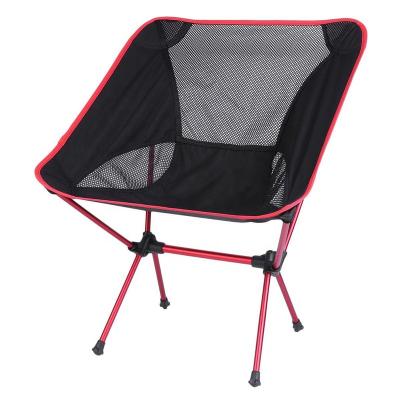 China Outdoor Modern Foldable Lightweight Moon Portable Camp Chair For Camping Hiking And Traveling for sale