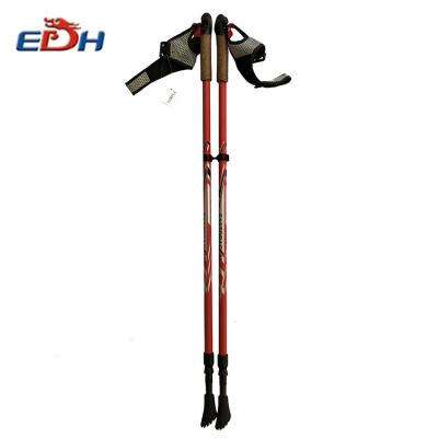 China Easy Remove Removable Wristband Hot Sale Custom 7075 Aluminum Nordic Canes With Easy Remove Removable Wristband for sale