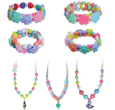 China DIY Jewelry Enticing Children Gift Girls Hobby Creative Children Jewelry Making Kits Playing Set for sale