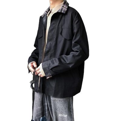 China Hong Kong Central Statistical Institute fashion loose and soft top Work coat style new viable Korean autumn men's jacket for sale