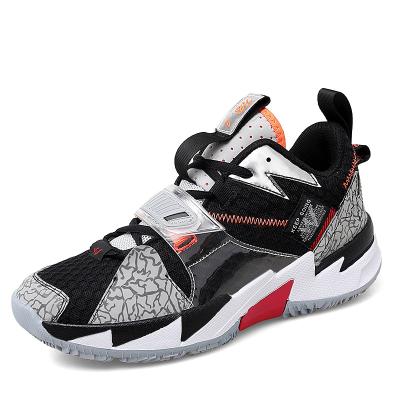 China CUSHIONING 2022 Fashion High Quality Outdoor Sneakers Breathable Non-slip Unisex Basketball Shoes Custom Logo for sale