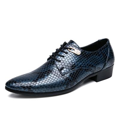 China The designer lace-up Italian Dress Shoes of the large trade size sale fashion men's shoes leather printed good quality for sale