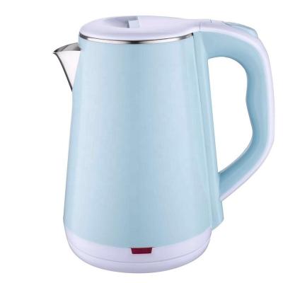 China Cordless Stainless Steel Plastic Colorful Electric Water Kettle for sale