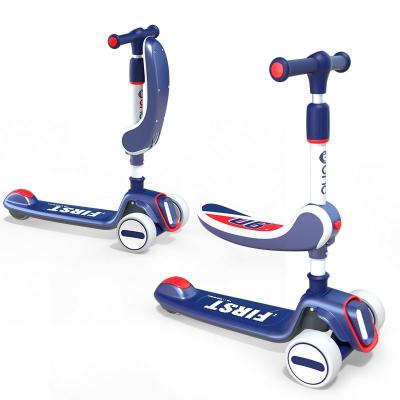 China Latest Design Folding Plastic 3 Hot Selling Electric Wheel In Kids 1 Kick Scooter for sale