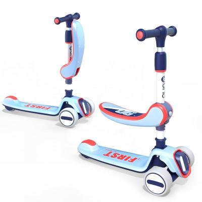 China Hot Selling Plastic Best Price Colorful Wheel Kids 3 In 1 Kids Kick Scooter for sale