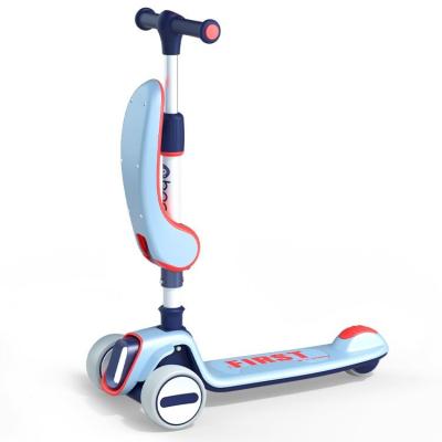 China Size Plastic Economical Multifunctional Adjustable Bike Flashing 3 Wheels in Kids 1 Kick Scooter for sale