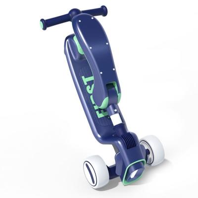 China Latest Design Hot Selling Plastic 3 Wheel Bike Flashing Scooters In Kids 1 Kick Scooter With Seat for sale