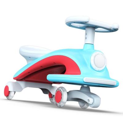 China Ride On Toy High Quality PU Snap Wheels Twist Cheap Kids Swing Kid's Twisted Car With Light for sale