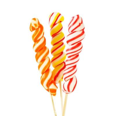 China Swirl 12g Natural Christmas Sugar Stick Hard Candy for sale