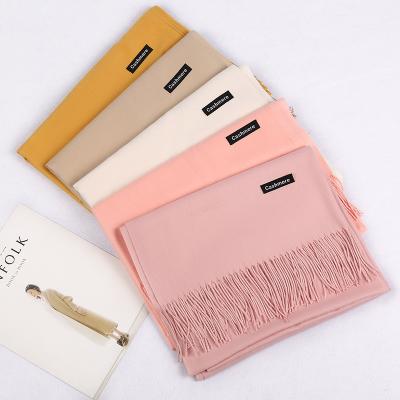 China Keep Hot 2022 Wholesale Supplier Customize Solid Color Polyester Lady Shawl Muslim Woman Simple Islamic Chiffon Hijab Scarf New Design for sale