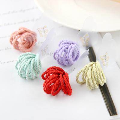 China Colorful Hair Fixer Children's Style Ring Hair Tie Hair Accessories for sale