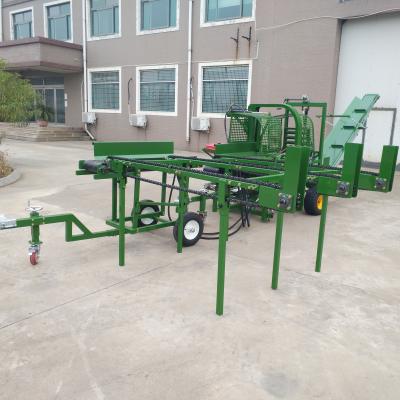 China Cutting Agriculture Machinery Wood Firewood Processor With Log Table for sale