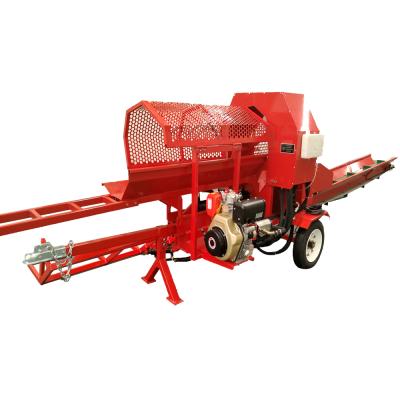 China Trusses 22 Ton Firewood Processor /22 Ton Log Splitter /6 Way Wood Splitter for sale