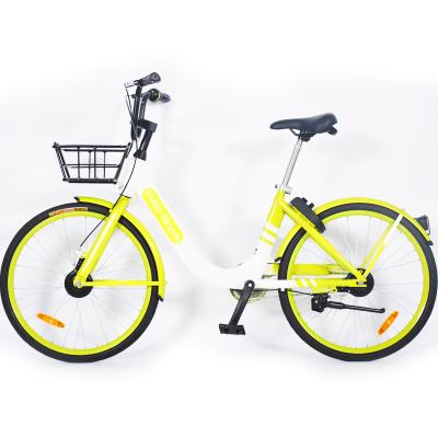 中国 Aluminum alloy 24 inch aluminum alloy frame screw dockless bicycles ofo tires solid anti-theft GPS smart locker sharing 販売のため