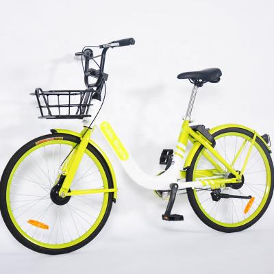 中国 Street 24 inch GPS smartlock aluminum alloy frame for bike rental sharing bicycles 販売のため