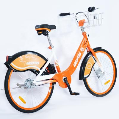 中国 Aluminum alloy sharing bike 24 inch ofo solid anti-theft tires anti-theft tires aluminum alloy frame screws smart GPS lockers dockless 販売のため