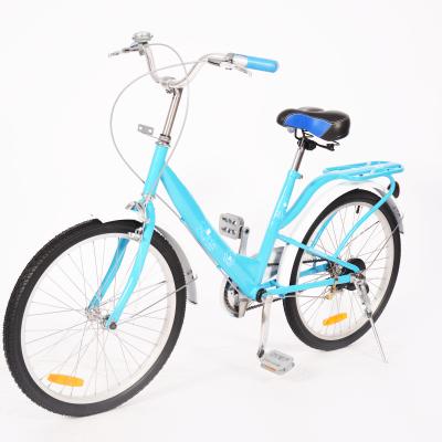 China Wholesale Popular High Carbon Steel Vintage Lady Bike China City New Model Bicycles 22 Inch Women's City Bike for sale