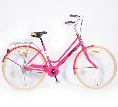 China 26 Inch High Carbon Steel Frame High Carbon Steel Frame Women's City Bike Cheap Single Speed ​​Women's Bicycle For Sale for sale