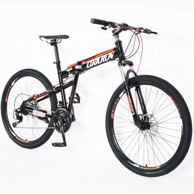 China Steel Folding Bike Suspension Manufacturers Male Mountain Bike Foldable Bike for sale